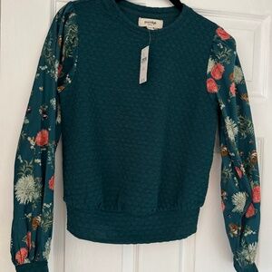 PORRIDGE Anthropologie textured sweatshirt